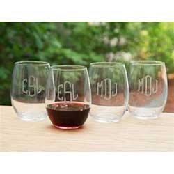 Susquehanna stemless wine glasses