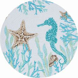 Kay Dee Designs seahorse and starfish placemat