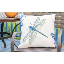 Rightside Design dragonfly pillow