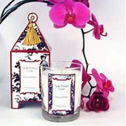Seda France candles and orchids