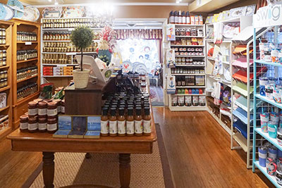 View of the gourmet pantry at the Wooden Indian Ltd
