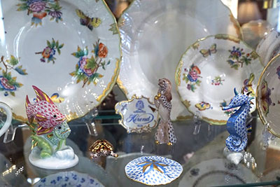 Herend china and decor at the Wooden Indian Ltd